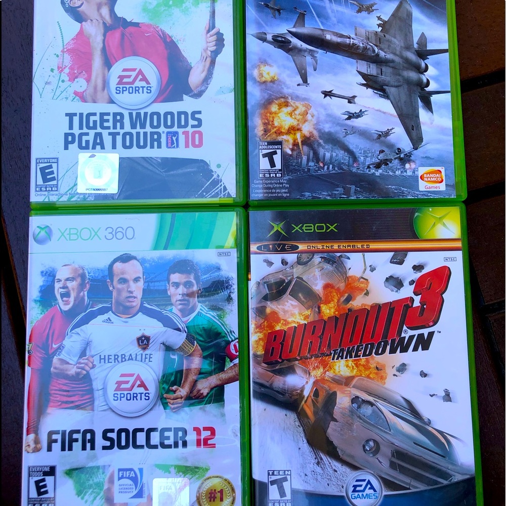 Bundle of Four XBOX Video Games